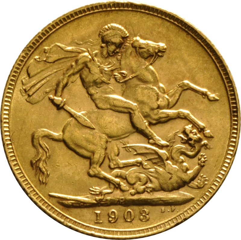1903 Sterlina - Edoardo VII - P