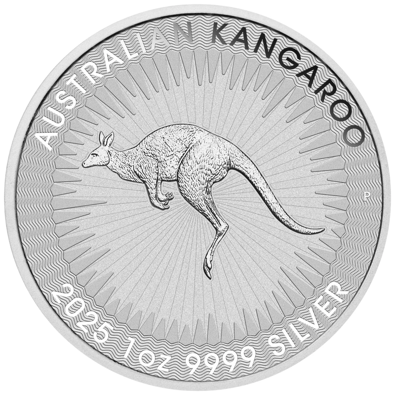 2025 Canguro Nugget Australiana d'Argento 1oz