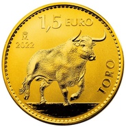 2022 Moneta d'Oro Spagnola del Toro 1oz