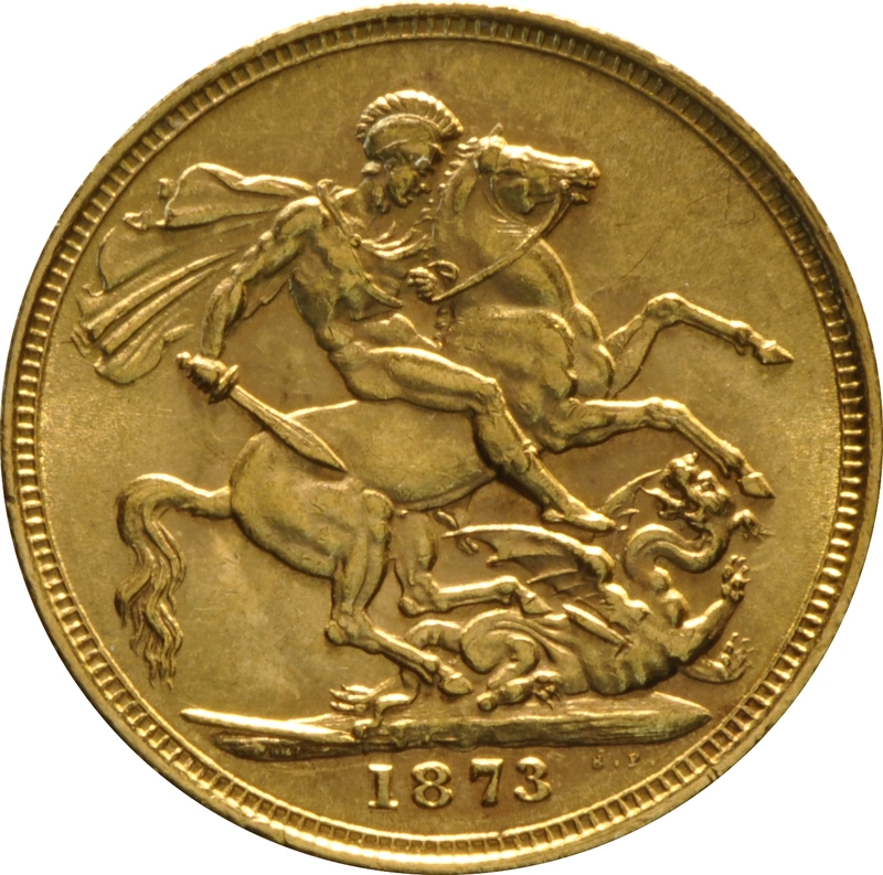 1873 Sterlina - Vittoria Giovane - M