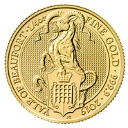 Centicora (o Aele) di Beaufort d'Oro ¼ oz - Queen's Beast