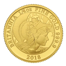 2018 1/4 Britannia d'Oro Proof Confezionata
