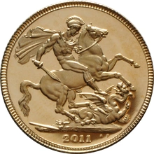 2011 Proof Sterlina d'Oro - Cofanetto