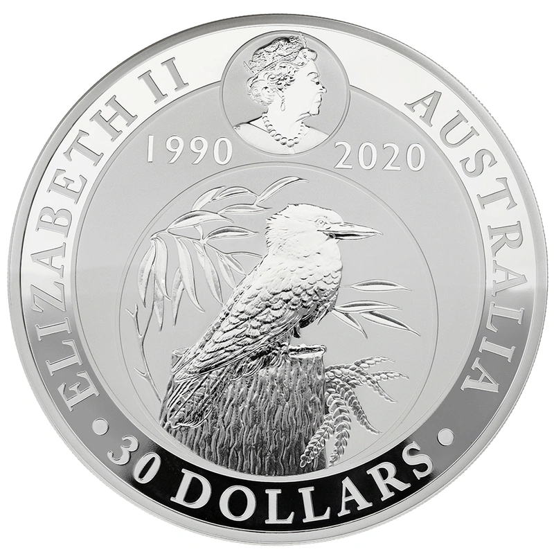 2020 1KG Silver Kookaburra