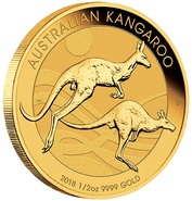 2018 Canguro Nugget Australiana d'Oro 1/2oz