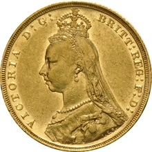 1893 Sterlina - Vittoria - Giubileo - M