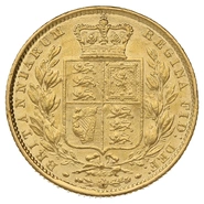 1864 Sterlina - Vittoria Giovane - Stemma Coronato - Londra