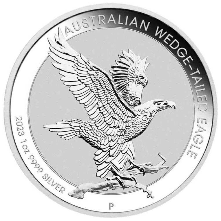 2023 Moneta d'Argento Australiana 1oz Aquila Cuneata