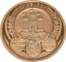2011 Proof £1 d'Oro - Valuta UK - Edimburgo