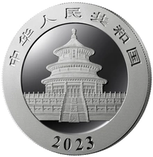 Panda Cinese 30g d'Argento 2023