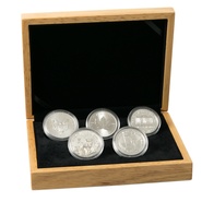 Confezione Cinque monete d'argento da 1oz 2020