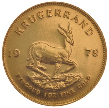 1978 1oz  Krugerrand d'Oro