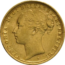1887 Sterlina - Vittoria Giovane - S