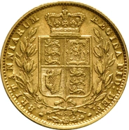 1875 Sterlina - Vittoria Giovane - Stemma Coronato - S