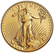2021 Eagle Americana d'Oro 1/4oz Tipo II