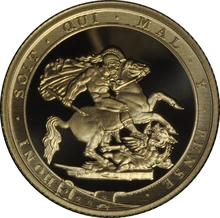 2017 Proof Sterlina D'Oro - Elisabetta II Quinto Ritratto - Cofanetto