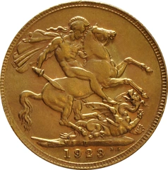1923 Sterlina d'Oro Giorgio V - P