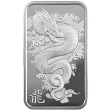 2024 Lingottino d'Argento PAMP 10g Anno del Drago