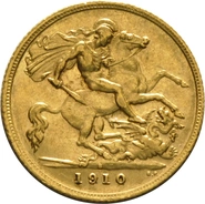 1910 Mezza Sterlina - Edoardo VII - S