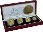 1999 Proof Britannia d'Oro - Cofanetto da 4 Monete