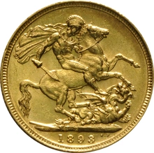 1893 Sterlina - Vittoria - Giubileo - S