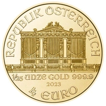 2023 Philarmonic Austriaca d'Oro 1/25oz