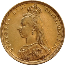 1887 Sterlina - Vittoria - Giubileo - Londra