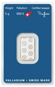 Argor-Heraeus Lingottino di Palladio 5g
