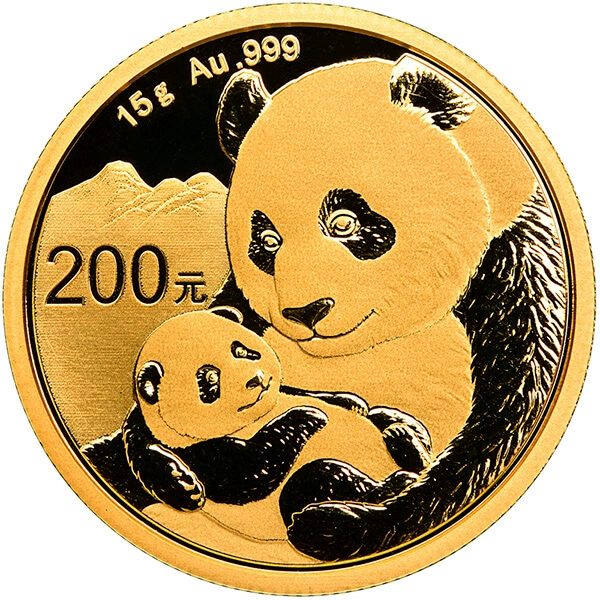 Panda Cinese 15g d'Oro - 2019