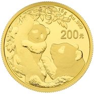 Panda Cinese 15g d'Oro - 2021