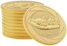 2025 Sei decenni di 007, Bond degli anni 2000 Moneta d'oro da 1 oz.