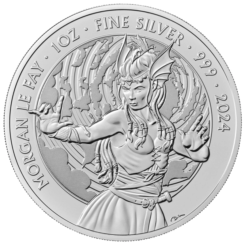 2024 Moneta d'Argento 1oz Fata Morgana - serie Miti & Leggende
