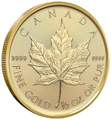 2026 Moneta d'Oro Maple Canadese 1/2 oz