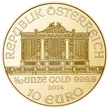 2024 Philarmonic Austriaca d'Oro 1/10oz