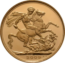 2009 Proof Sterline d'Oro - Cofanetto da 3 Monete