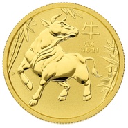 Anno del Bue d'Oro 2021 1/4oz - Perth Mint