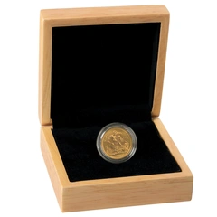 Sterlina d'Oro Confezionata - Elisabetta II Corona Giovane