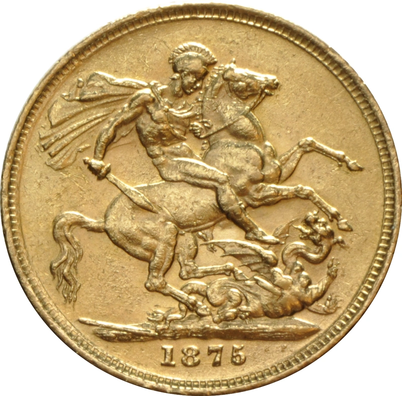 1875 Sterlina - Vittoria Giovane - S