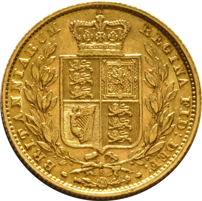 1881 Sterlina - Vittoria Giovane - Stemma Coronato - S