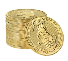 Centicora (o Aele) di Beaufort d'Oro ¼ oz - Queen's Beast