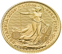 2026 Britannia d'Oro 1/10 oz