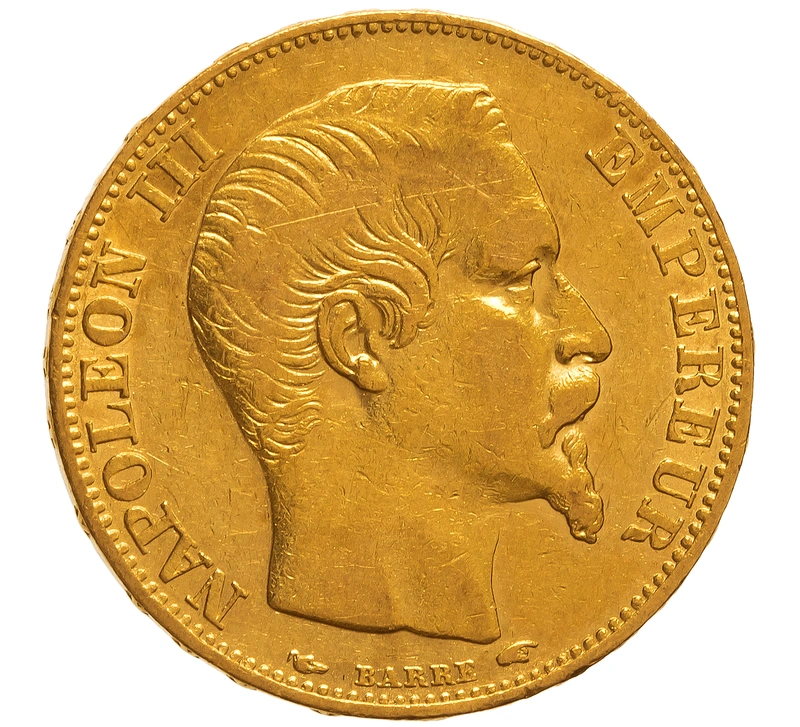 1855 - Marengo Francese - Napoleone III  - Testa Nuda - A