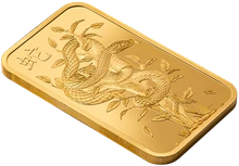 2025 Lingotto d'Oro PAMP 1oz Anno del Serpente