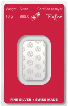 Argor-Heraeus Lingottino d'Argento 10g