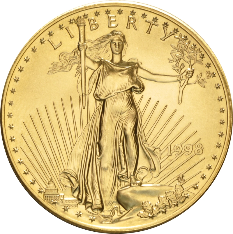 1998 Eagle Americana d'Oro 1oz