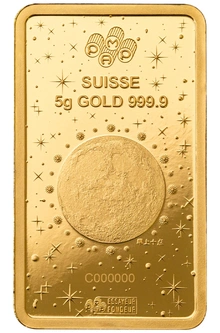 2025 Lingottino d'Oro PAMP 5g Anno del Serpente