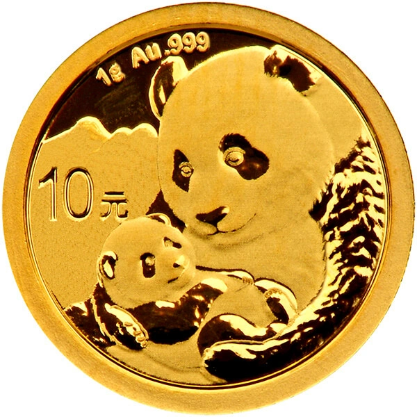 Panda Cinese 1g d'Oro - 2019