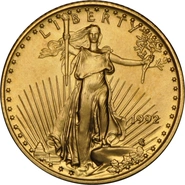 1992 Eagle Americana d'Oro 1/10oz