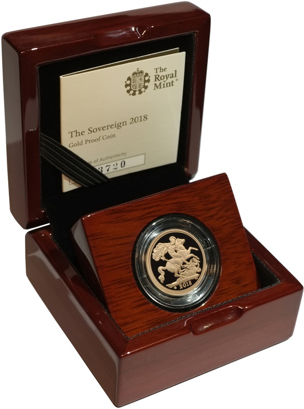 Gold Proof 2018 Sovereign Boxed