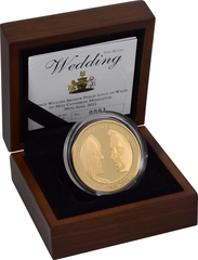 2011 - Proof 5 Pound d'Oro - Nozze Reali di William e Catherine
